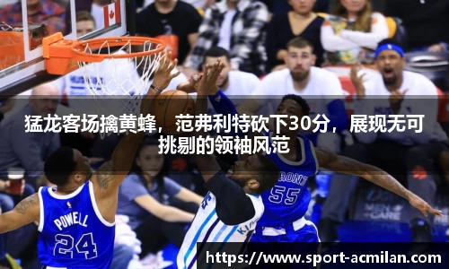 猛龙客场擒黄蜂，范弗利特砍下30分，展现无可挑剔的领袖风范